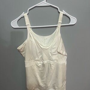 Ruby Ribbon White Lace Cami